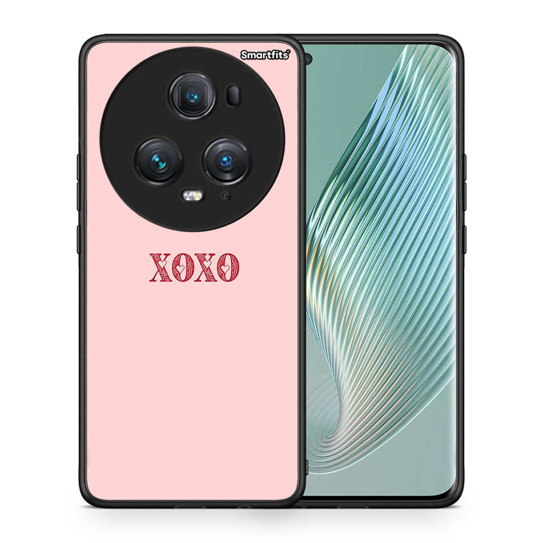 Θήκη Honor Magic5 Pro XOXO Love από τη Smartfits με σχέδιο στο πίσω μέρος και μαύρο περίβλημα | Honor Magic5 Pro XOXO Love case with colorful back and black bezels