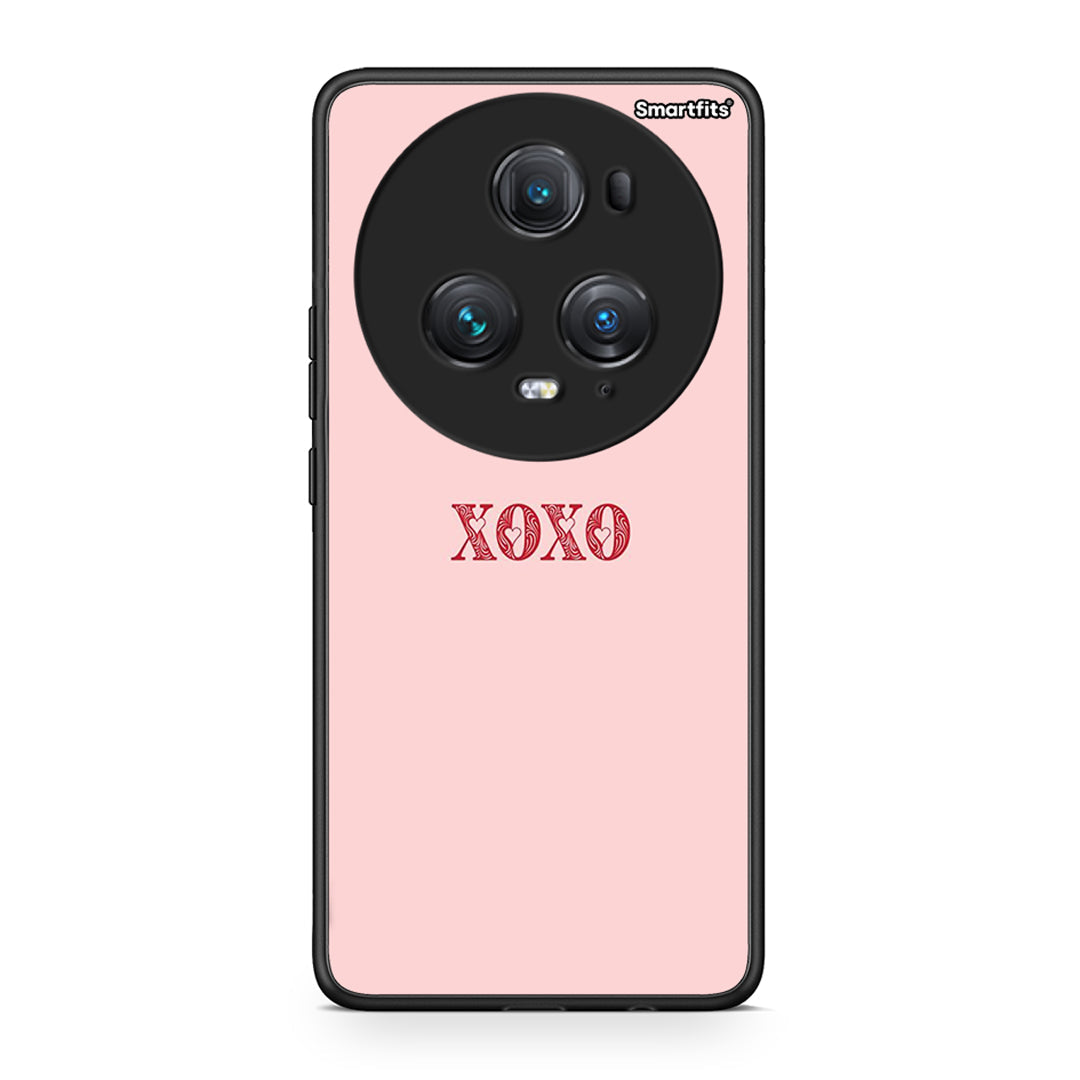 Honor Magic5 Pro XOXO Love θήκη από τη Smartfits με σχέδιο στο πίσω μέρος και μαύρο περίβλημα | Smartphone case with colorful back and black bezels by Smartfits