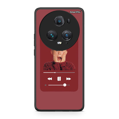 Honor Magic5 Pro Xmas Alone Music θήκη από τη Smartfits με σχέδιο στο πίσω μέρος και μαύρο περίβλημα | Smartphone case with colorful back and black bezels by Smartfits