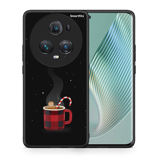 Θήκη Honor Magic5 Pro Xmas Bathing από τη Smartfits με σχέδιο στο πίσω μέρος και μαύρο περίβλημα | Honor Magic5 Pro Xmas Bathing case with colorful back and black bezels