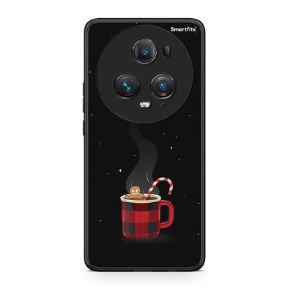 Honor Magic5 Pro Xmas Bathing θήκη από τη Smartfits με σχέδιο στο πίσω μέρος και μαύρο περίβλημα | Smartphone case with colorful back and black bezels by Smartfits