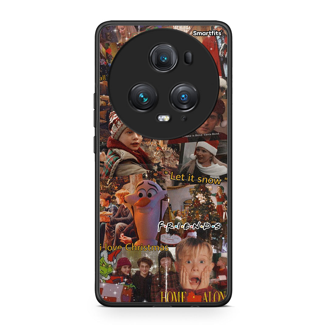 Honor Magic5 Pro Xmas Wishes θήκη από τη Smartfits με σχέδιο στο πίσω μέρος και μαύρο περίβλημα | Smartphone case with colorful back and black bezels by Smartfits