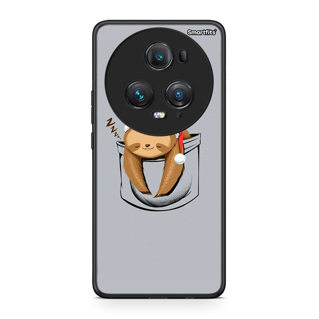 Honor Magic5 Pro Xmas Zzzz θήκη από τη Smartfits με σχέδιο στο πίσω μέρος και μαύρο περίβλημα | Smartphone case with colorful back and black bezels by Smartfits
