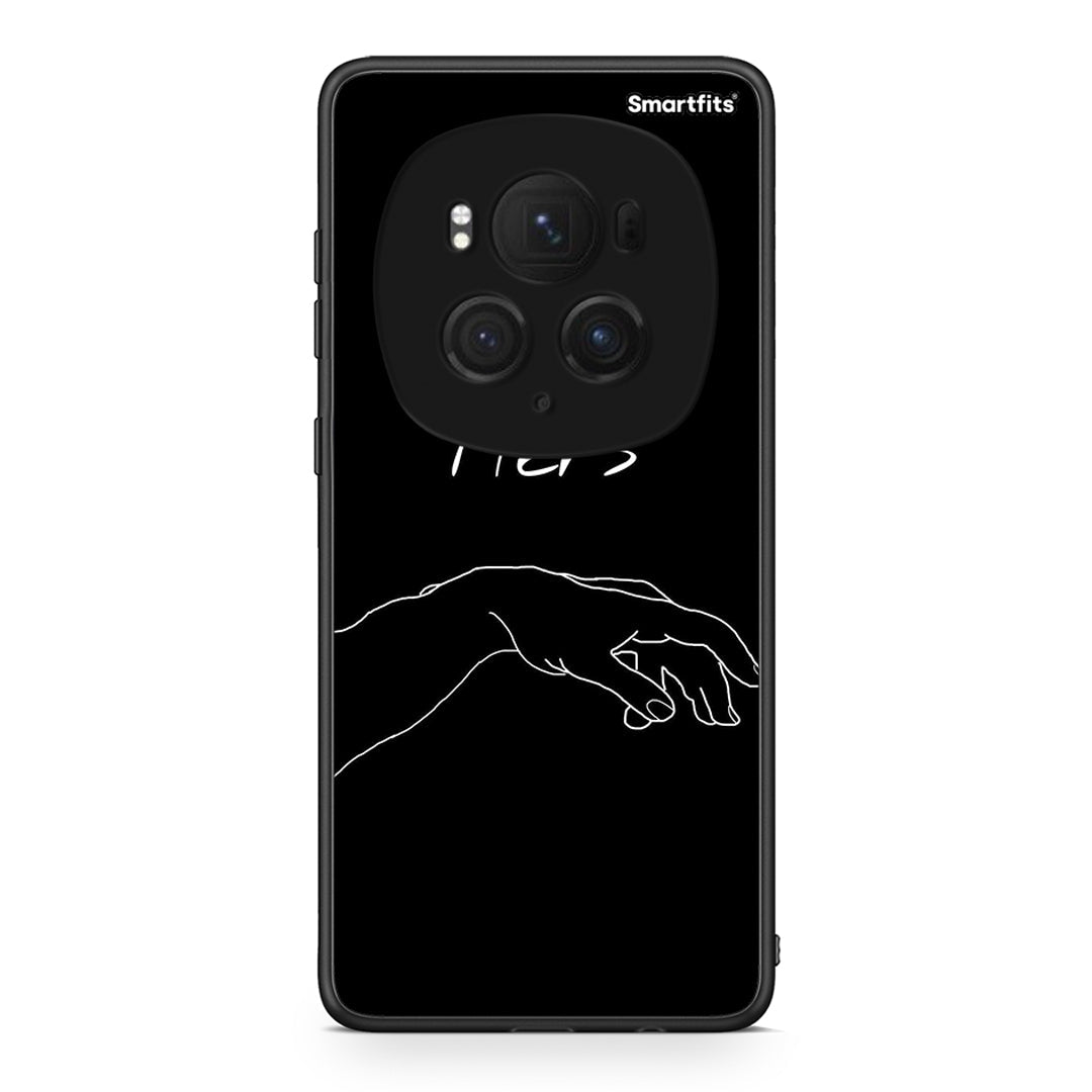 Honor Magic6 Pro Aeshetic Love 1 Θήκη Αγίου Βαλεντίνου από τη Smartfits με σχέδιο στο πίσω μέρος και μαύρο περίβλημα | Smartphone case with colorful back and black bezels by Smartfits