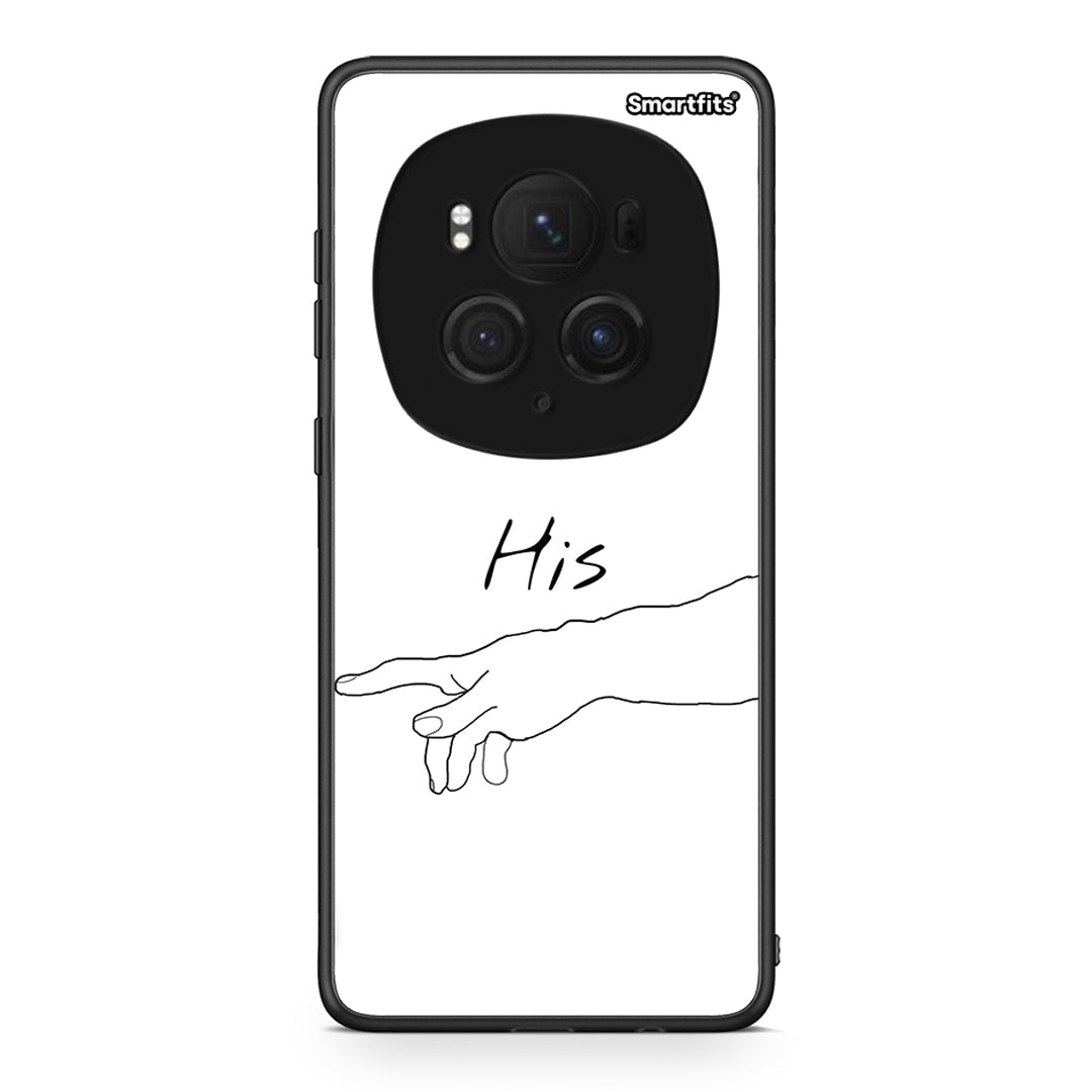 Honor Magic6 Pro Aeshetic Love 2 Θήκη Αγίου Βαλεντίνου από τη Smartfits με σχέδιο στο πίσω μέρος και μαύρο περίβλημα | Smartphone case with colorful back and black bezels by Smartfits