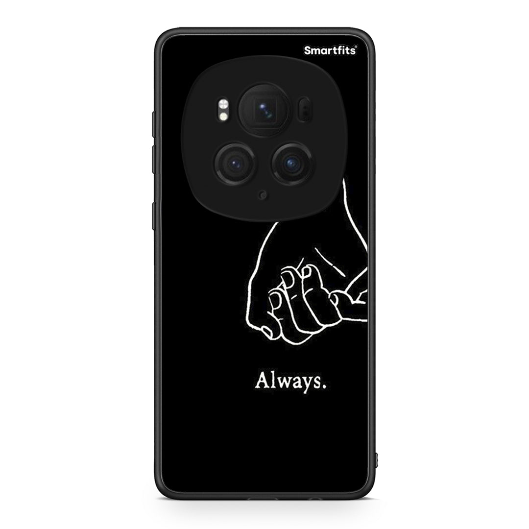 Honor Magic6 Pro Always & Forever 1 Θήκη Αγίου Βαλεντίνου από τη Smartfits με σχέδιο στο πίσω μέρος και μαύρο περίβλημα | Smartphone case with colorful back and black bezels by Smartfits