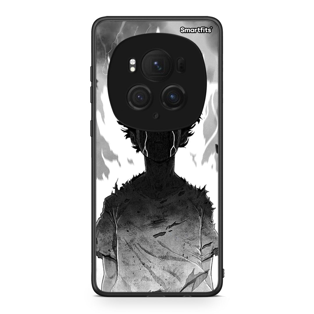 Honor Magic6 Pro Anime Boy Θήκη από τη Smartfits με σχέδιο στο πίσω μέρος και μαύρο περίβλημα | Smartphone case with colorful back and black bezels by Smartfits