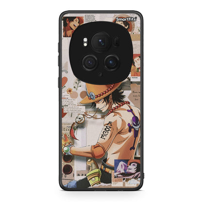 Honor Magic6 Pro Anime Collage θήκη από τη Smartfits με σχέδιο στο πίσω μέρος και μαύρο περίβλημα | Smartphone case with colorful back and black bezels by Smartfits