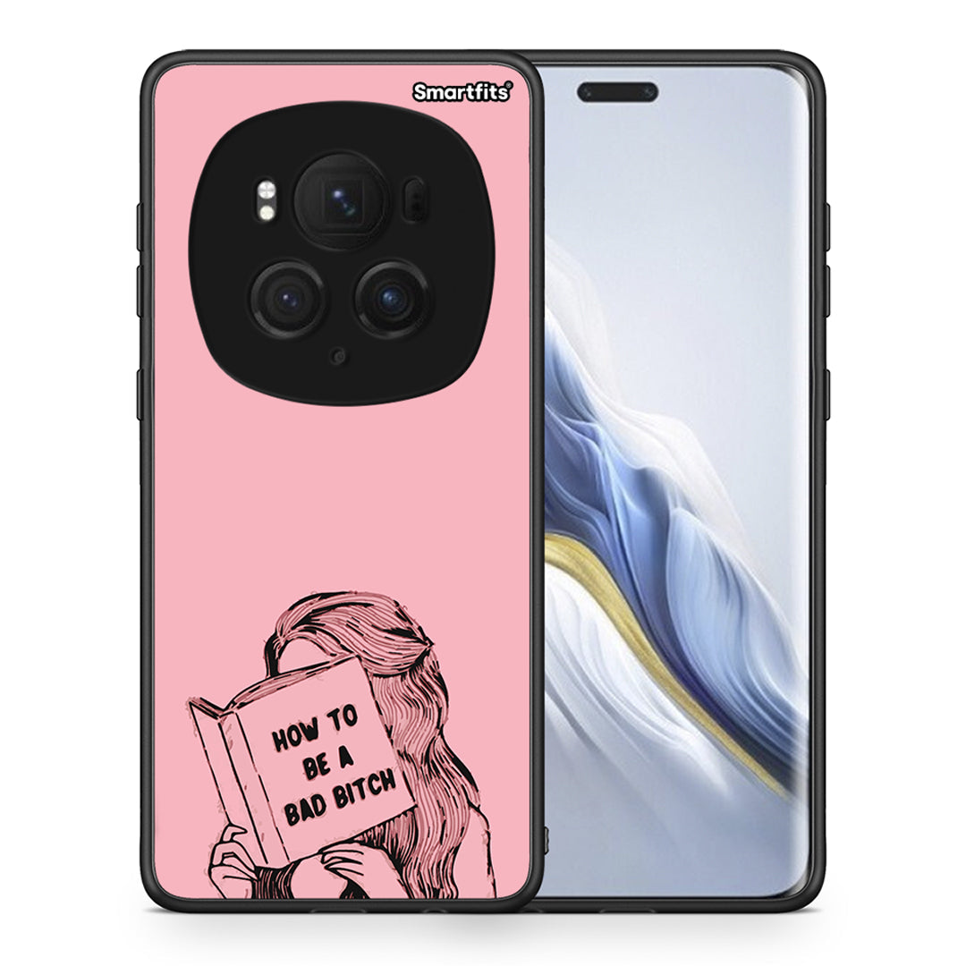 Θήκη Honor Magic6 Pro Bad Bitch από τη Smartfits με σχέδιο στο πίσω μέρος και μαύρο περίβλημα | Honor Magic6 Pro Bad Bitch case with colorful back and black bezels
