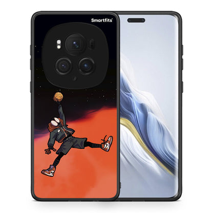 Θήκη Honor Magic6 Pro Basketball Hero από τη Smartfits με σχέδιο στο πίσω μέρος και μαύρο περίβλημα | Honor Magic6 Pro Basketball Hero case with colorful back and black bezels