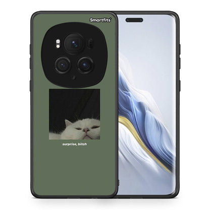 Θήκη Honor Magic6 Pro Bitch Surprise από τη Smartfits με σχέδιο στο πίσω μέρος και μαύρο περίβλημα | Honor Magic6 Pro Bitch Surprise case with colorful back and black bezels