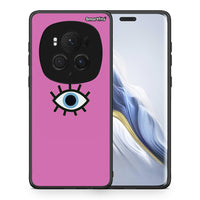 Thumbnail for Θήκη Honor Magic6 Pro Blue Eye Pink από τη Smartfits με σχέδιο στο πίσω μέρος και μαύρο περίβλημα | Honor Magic6 Pro Blue Eye Pink case with colorful back and black bezels