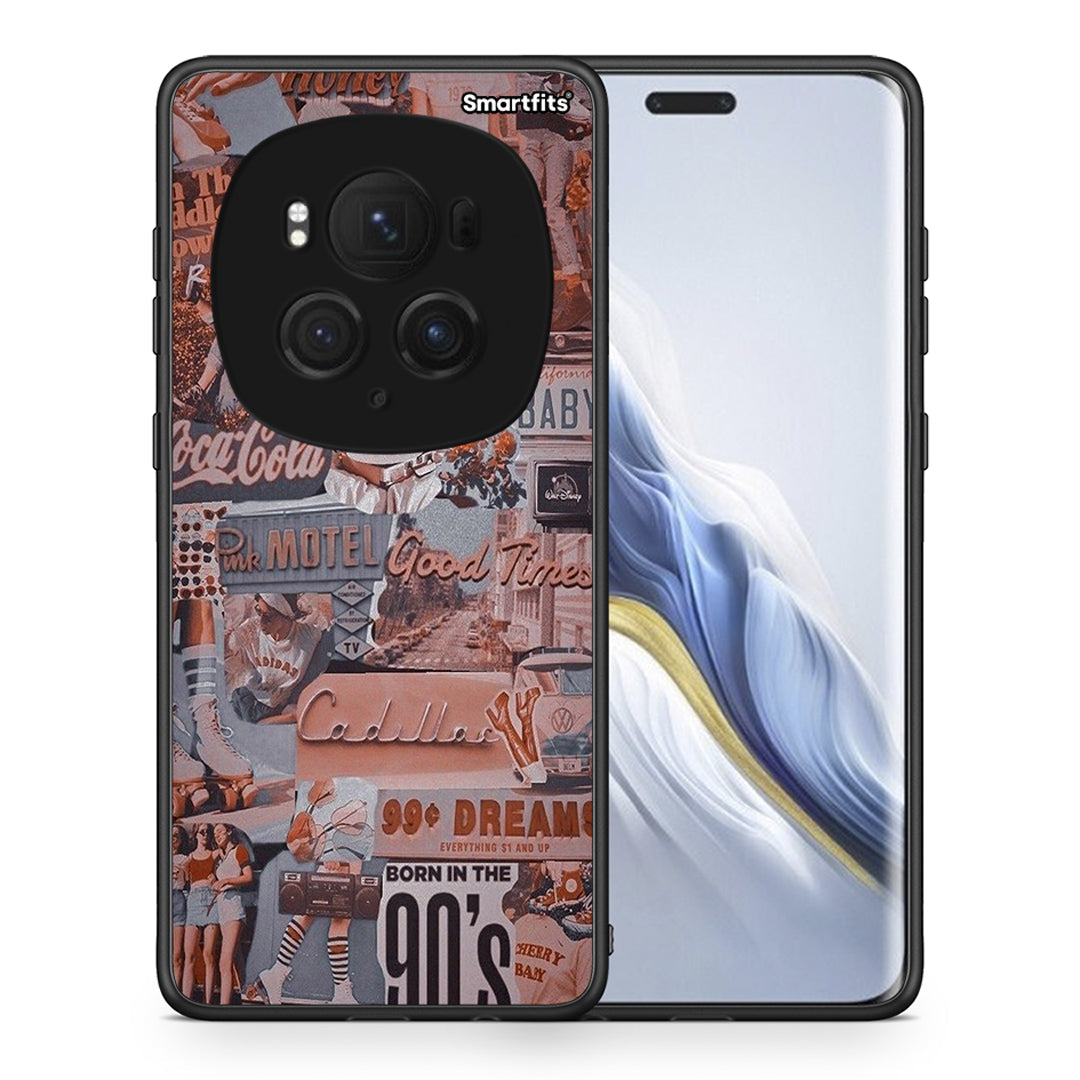 Θήκη Honor Magic6 Pro Born In 90s από τη Smartfits με σχέδιο στο πίσω μέρος και μαύρο περίβλημα | Honor Magic6 Pro Born In 90s case with colorful back and black bezels