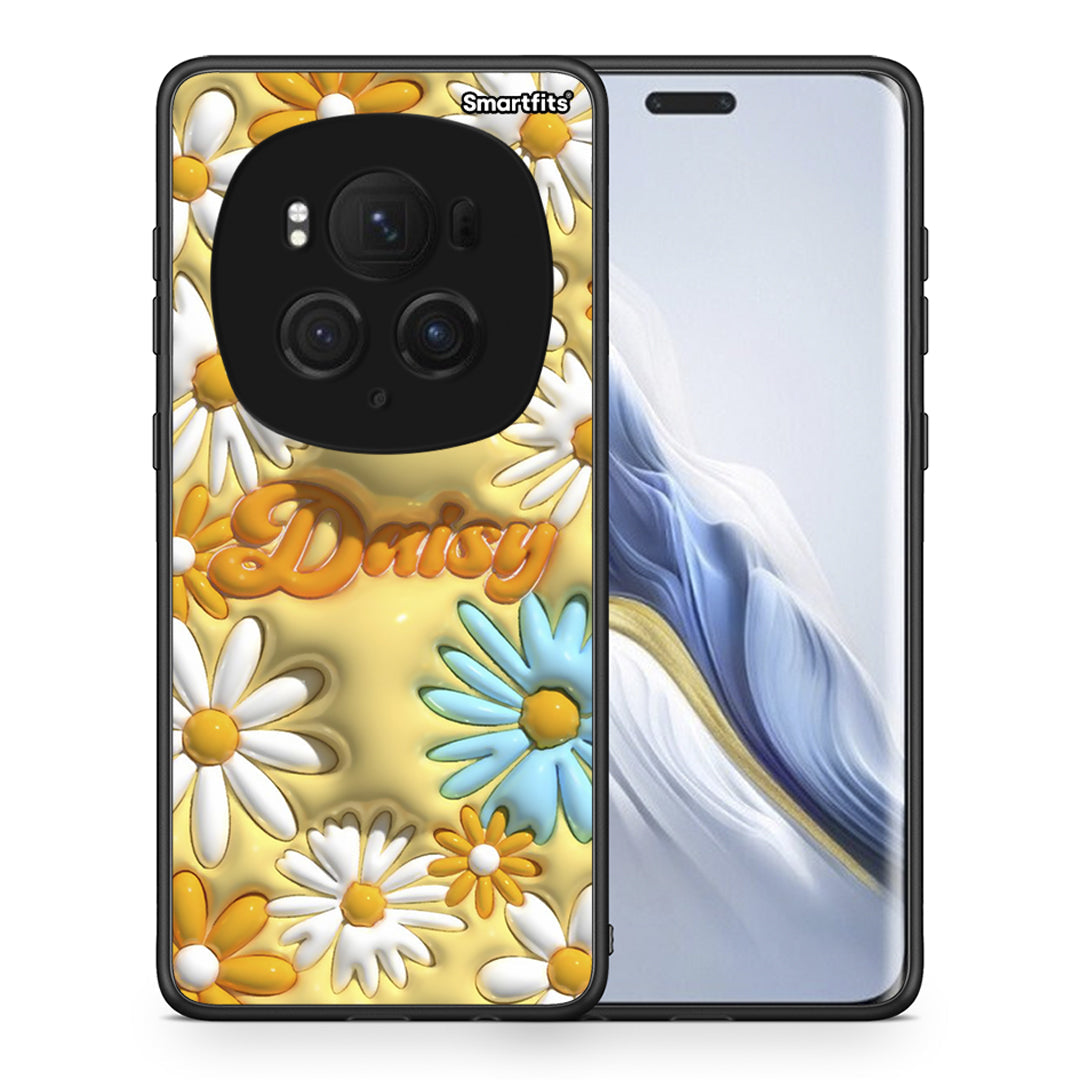 Θήκη Honor Magic6 Pro Bubble Daisies από τη Smartfits με σχέδιο στο πίσω μέρος και μαύρο περίβλημα | Honor Magic6 Pro Bubble Daisies case with colorful back and black bezels