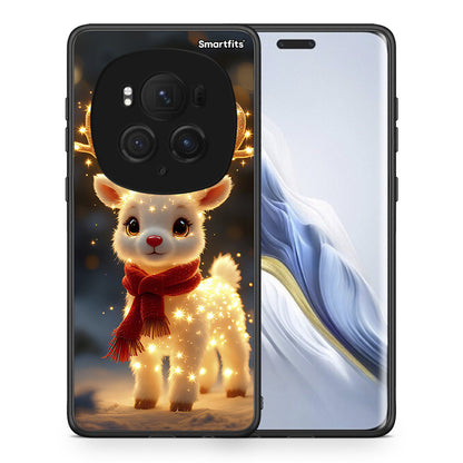 Θήκη Honor Magic6 Pro Christmas Cutie από τη Smartfits με σχέδιο στο πίσω μέρος και μαύρο περίβλημα | Honor Magic6 Pro Christmas Cutie case with colorful back and black bezels