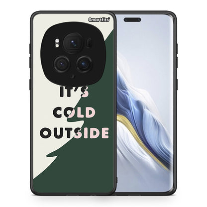 Θήκη Honor Magic6 Pro Cold Outside από τη Smartfits με σχέδιο στο πίσω μέρος και μαύρο περίβλημα | Honor Magic6 Pro Cold Outside case with colorful back and black bezels