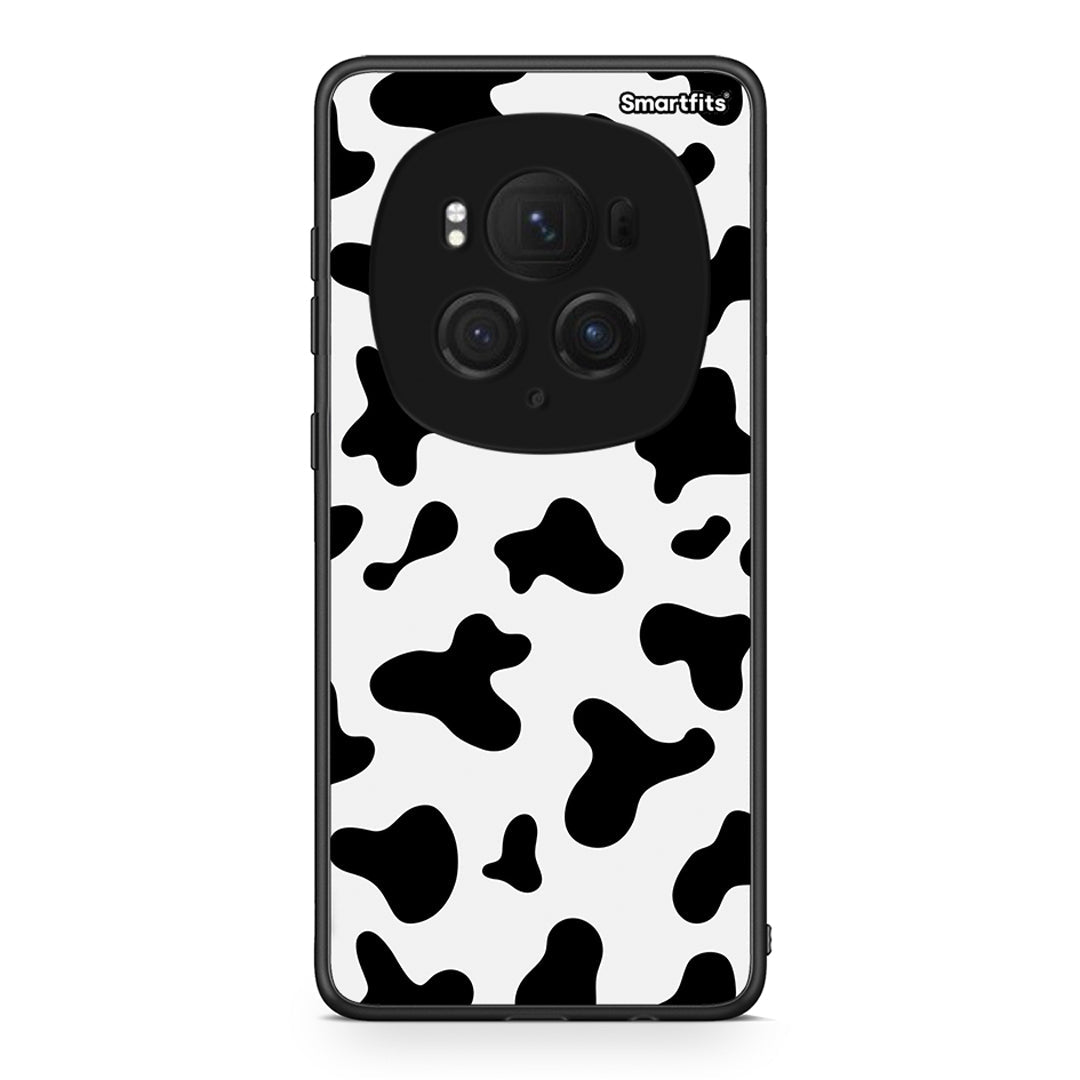 Honor Magic6 Pro Cow Print θήκη από τη Smartfits με σχέδιο στο πίσω μέρος και μαύρο περίβλημα | Smartphone case with colorful back and black bezels by Smartfits