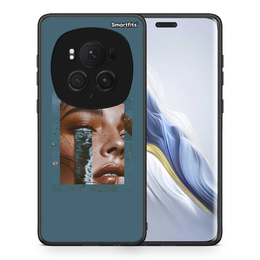 Θήκη Honor Magic6 Pro Cry An Ocean από τη Smartfits με σχέδιο στο πίσω μέρος και μαύρο περίβλημα | Honor Magic6 Pro Cry An Ocean case with colorful back and black bezels