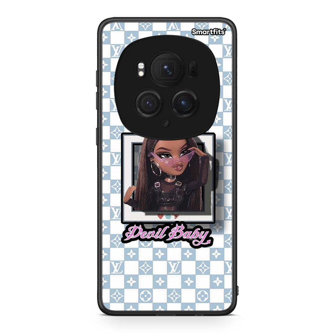 Honor Magic6 Pro Devil Baby Θήκη Αγίου Βαλεντίνου από τη Smartfits με σχέδιο στο πίσω μέρος και μαύρο περίβλημα | Smartphone case with colorful back and black bezels by Smartfits