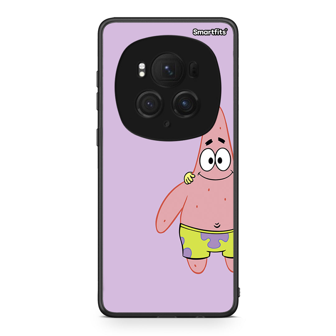 Honor Magic6 Pro Friends Patrick θήκη από τη Smartfits με σχέδιο στο πίσω μέρος και μαύρο περίβλημα | Smartphone case with colorful back and black bezels by Smartfits