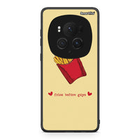 Thumbnail for Honor Magic6 Pro Fries Before Guys Θήκη Αγίου Βαλεντίνου από τη Smartfits με σχέδιο στο πίσω μέρος και μαύρο περίβλημα | Smartphone case with colorful back and black bezels by Smartfits