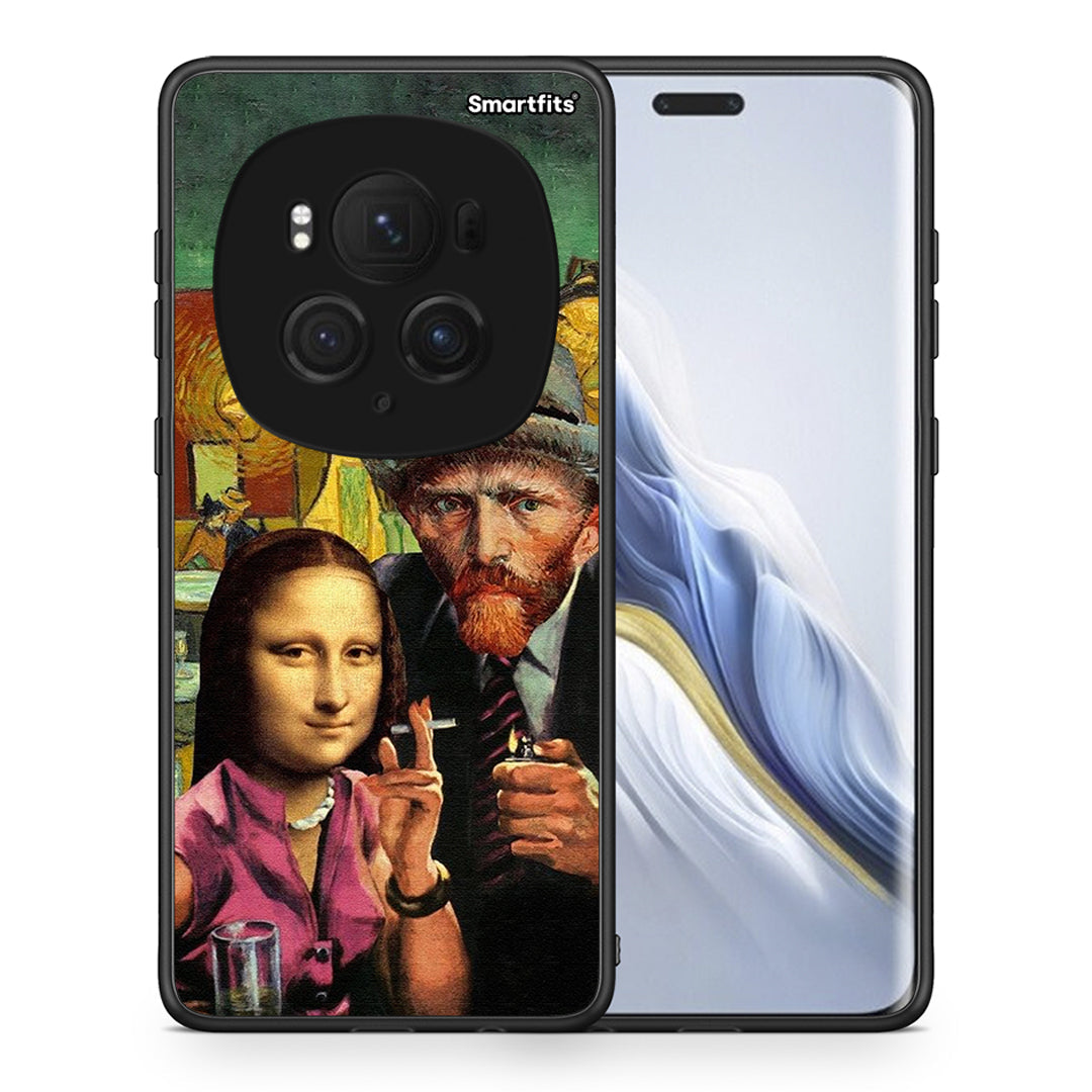 Θήκη Honor Magic6 Pro Funny Art από τη Smartfits με σχέδιο στο πίσω μέρος και μαύρο περίβλημα | Honor Magic6 Pro Funny Art case with colorful back and black bezels