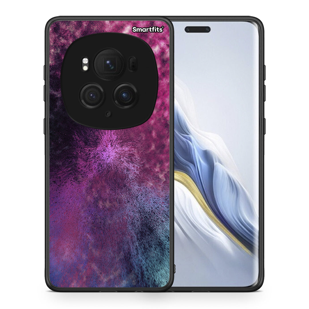 Θήκη Honor Magic6 Pro Aurora Galaxy από τη Smartfits με σχέδιο στο πίσω μέρος και μαύρο περίβλημα | Honor Magic6 Pro Aurora Galaxy case with colorful back and black bezels