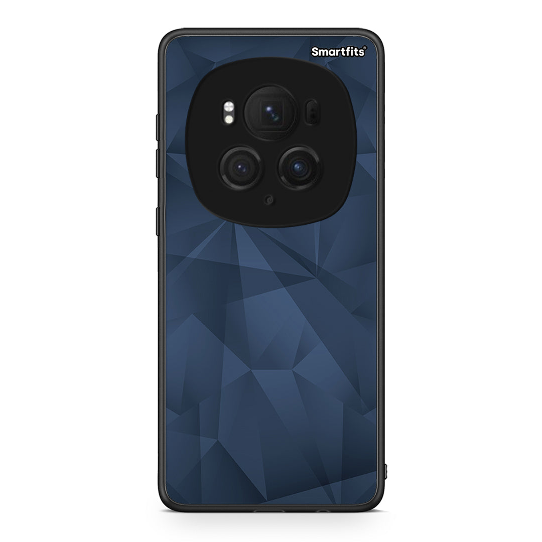 39 - Honor Magic6 Pro Blue Abstract Geometric case, cover, bumper