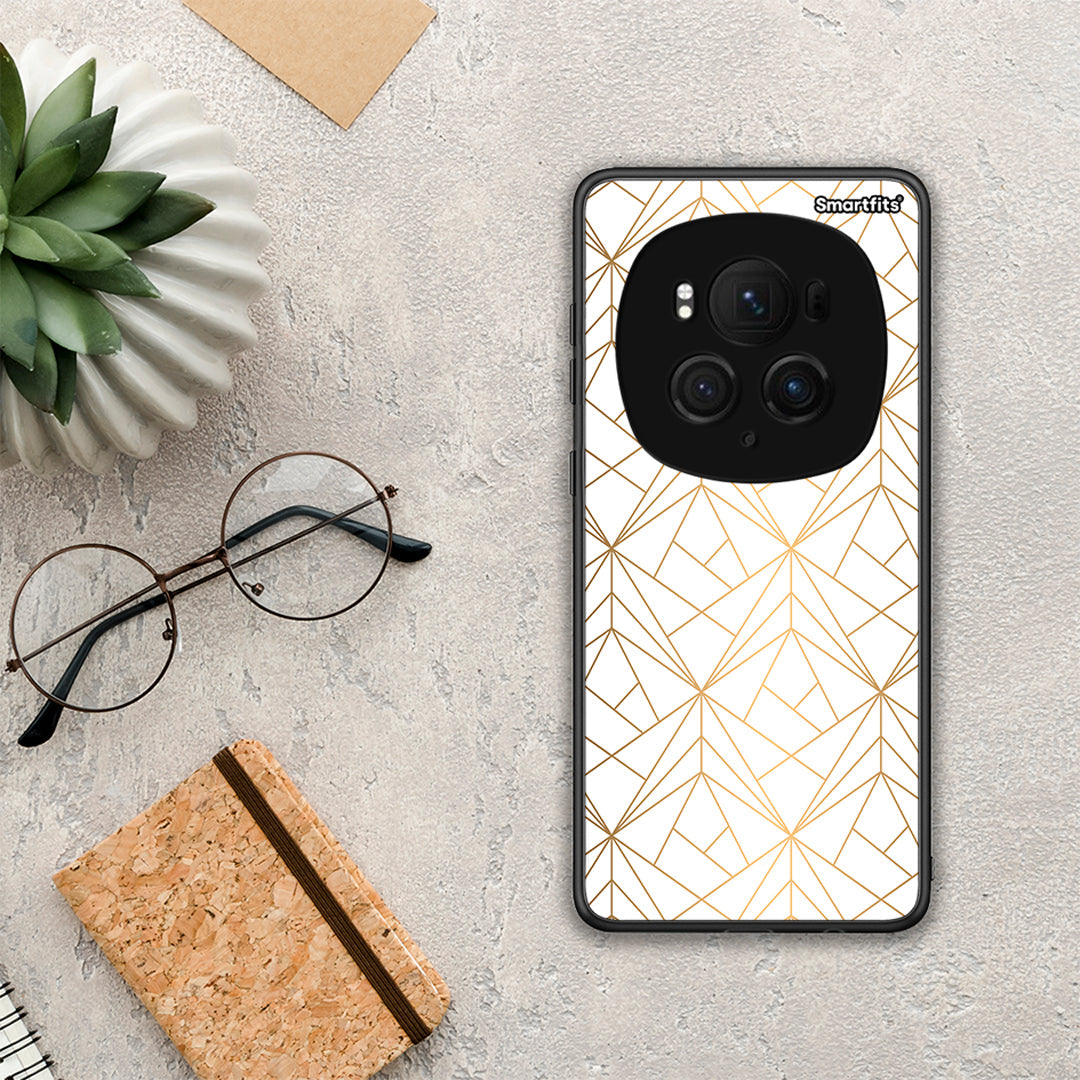 Geometric Luxury White - Honor Magic6 Pro θήκη