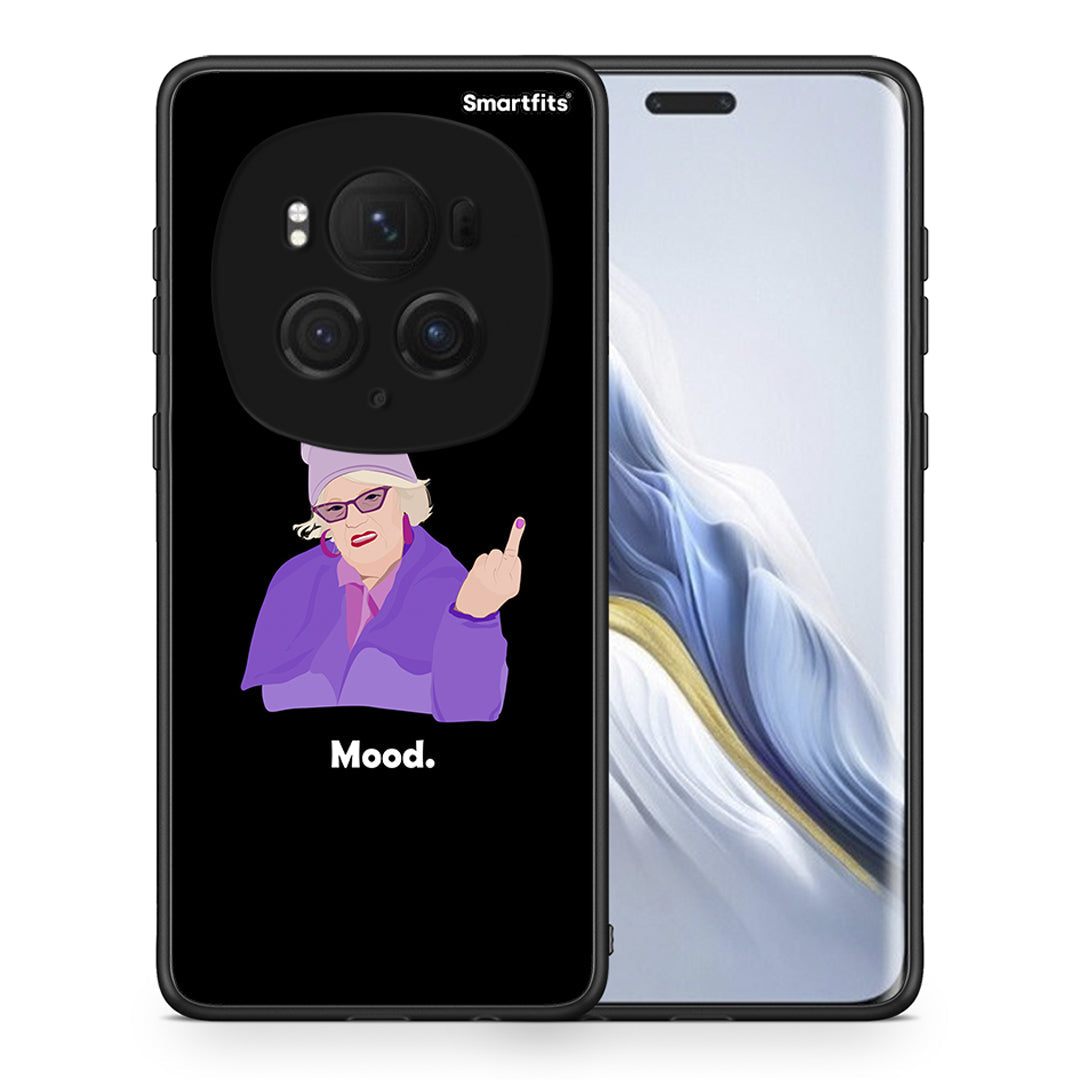Θήκη Honor Magic6 Pro Grandma Mood Black από τη Smartfits με σχέδιο στο πίσω μέρος και μαύρο περίβλημα | Honor Magic6 Pro Grandma Mood Black case with colorful back and black bezels