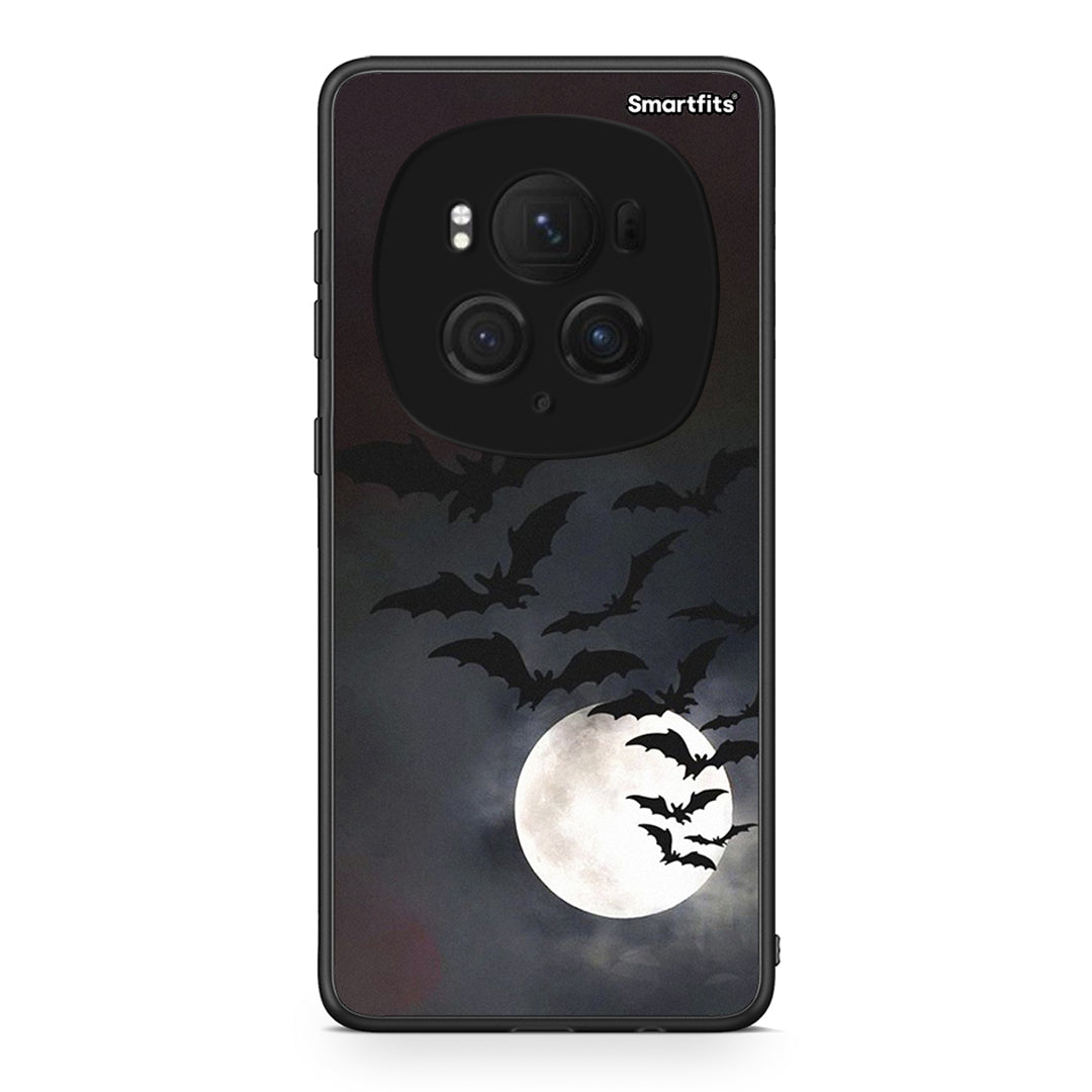 Honor Magic6 Pro Halloween Bat Night Θήκη από τη Smartfits με σχέδιο στο πίσω μέρος και μαύρο περίβλημα | Smartphone case with colorful back and black bezels by Smartfits