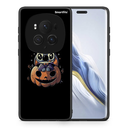 Θήκη Honor Magic6 Pro Halloween Stitch από τη Smartfits με σχέδιο στο πίσω μέρος και μαύρο περίβλημα | Honor Magic6 Pro Halloween Stitch case with colorful back and black bezels
