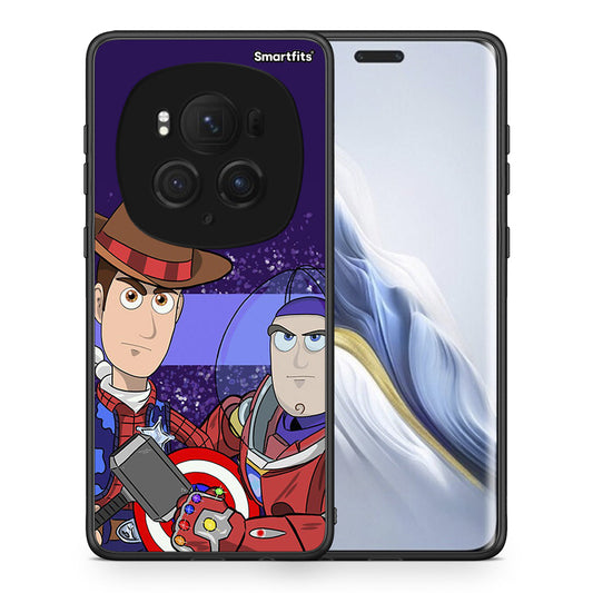 Θήκη Honor Magic6 Pro Infinity Story από τη Smartfits με σχέδιο στο πίσω μέρος και μαύρο περίβλημα | Honor Magic6 Pro Infinity Story case with colorful back and black bezels