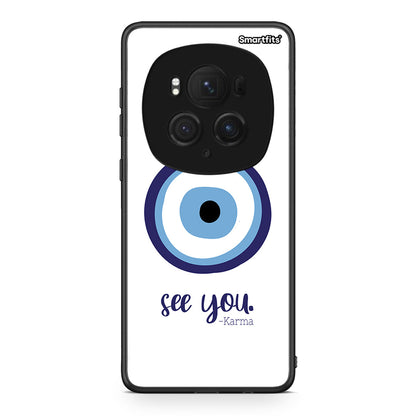 Honor Magic6 Pro Karma Says θήκη από τη Smartfits με σχέδιο στο πίσω μέρος και μαύρο περίβλημα | Smartphone case with colorful back and black bezels by Smartfits
