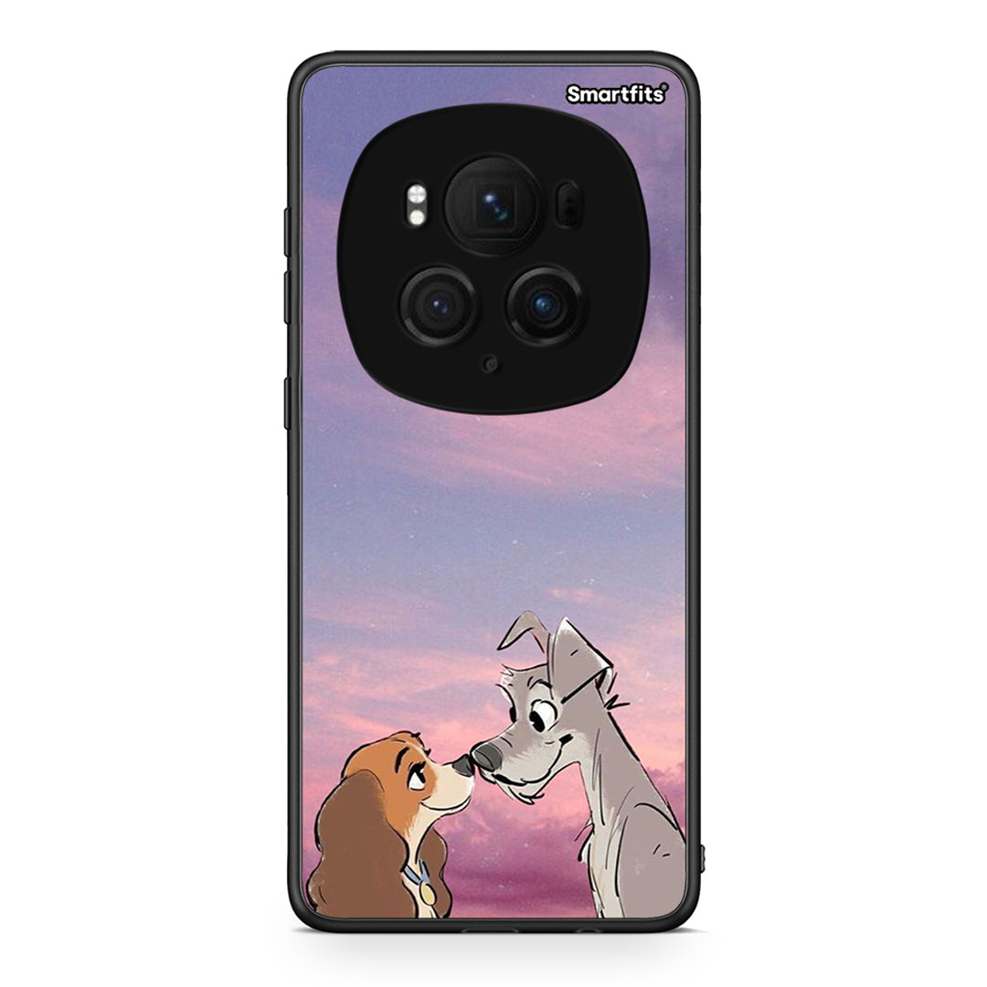 Honor Magic6 Pro Lady And Tramp θήκη από τη Smartfits με σχέδιο στο πίσω μέρος και μαύρο περίβλημα | Smartphone case with colorful back and black bezels by Smartfits