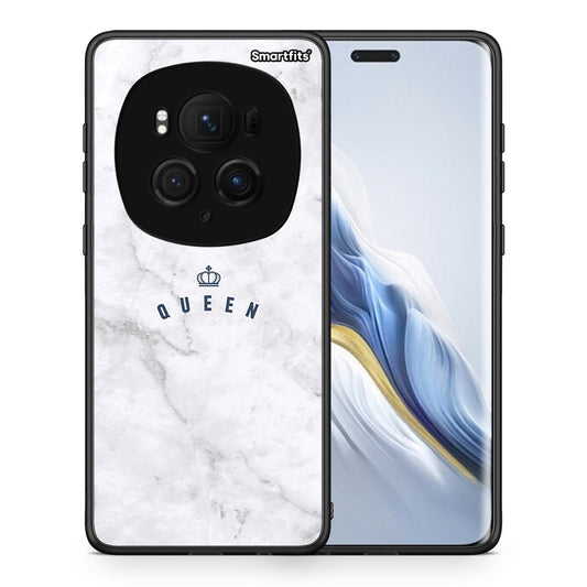 Θήκη Honor Magic6 Pro Queen Marble από τη Smartfits με σχέδιο στο πίσω μέρος και μαύρο περίβλημα | Honor Magic6 Pro Queen Marble case with colorful back and black bezels