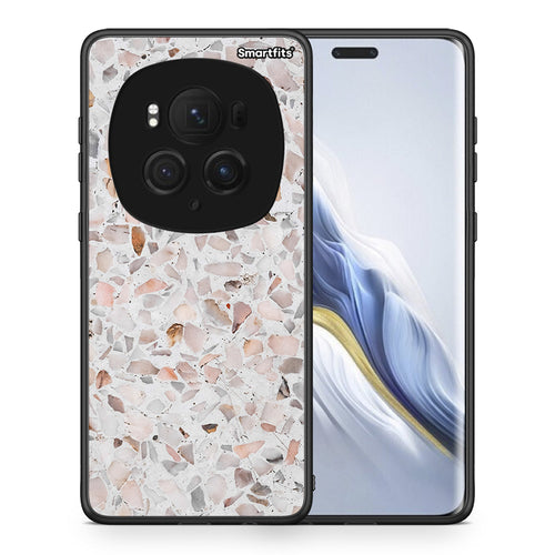 Θήκη Honor Magic6 Pro Marble Terrazzo από τη Smartfits με σχέδιο στο πίσω μέρος και μαύρο περίβλημα | Honor Magic6 Pro Marble Terrazzo case with colorful back and black bezels