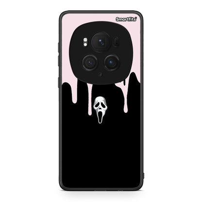 Honor Magic6 Pro Melting Halloween Mask Θήκη από τη Smartfits με σχέδιο στο πίσω μέρος και μαύρο περίβλημα | Smartphone case with colorful back and black bezels by Smartfits