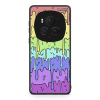 Thumbnail for Honor Magic6 Pro Melting Rainbow θήκη από τη Smartfits με σχέδιο στο πίσω μέρος και μαύρο περίβλημα | Smartphone case with colorful back and black bezels by Smartfits