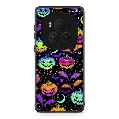 Honor Magic6 Pro Neon Halloween θήκη από τη Smartfits με σχέδιο στο πίσω μέρος και μαύρο περίβλημα | Smartphone case with colorful back and black bezels by Smartfits