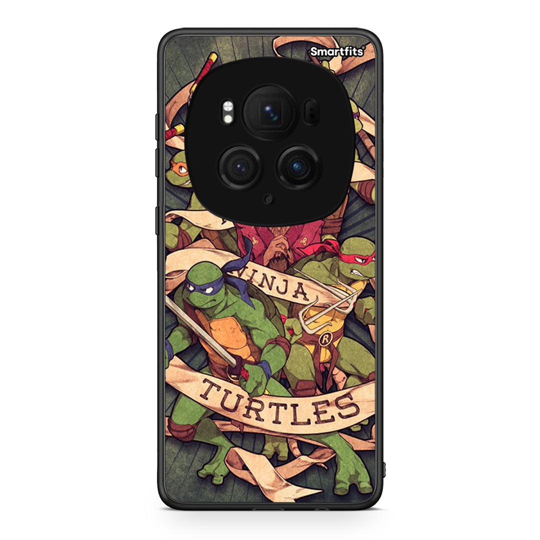 Honor Magic6 Pro Ninja Turtles θήκη από τη Smartfits με σχέδιο στο πίσω μέρος και μαύρο περίβλημα | Smartphone case with colorful back and black bezels by Smartfits