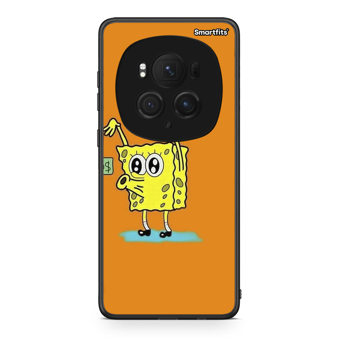 Honor Magic6 Pro No Money 2 Θήκη Αγίου Βαλεντίνου από τη Smartfits με σχέδιο στο πίσω μέρος και μαύρο περίβλημα | Smartphone case with colorful back and black bezels by Smartfits