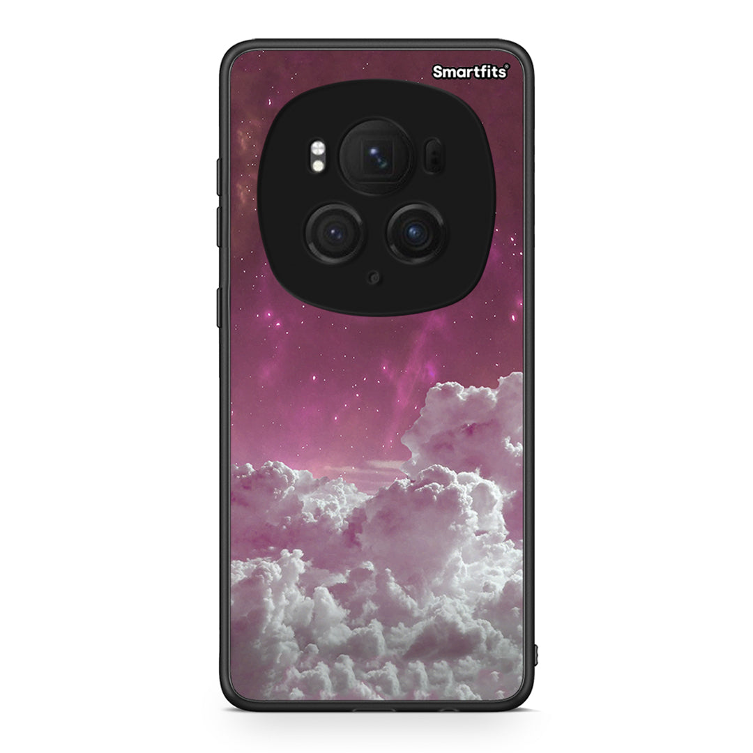 Honor Magic6 Pro Pink Moon Θήκη από τη Smartfits με σχέδιο στο πίσω μέρος και μαύρο περίβλημα | Smartphone case with colorful back and black bezels by Smartfits