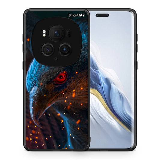 Θήκη Honor Magic6 Pro Eagle PopArt από τη Smartfits με σχέδιο στο πίσω μέρος και μαύρο περίβλημα | Honor Magic6 Pro Eagle PopArt case with colorful back and black bezels