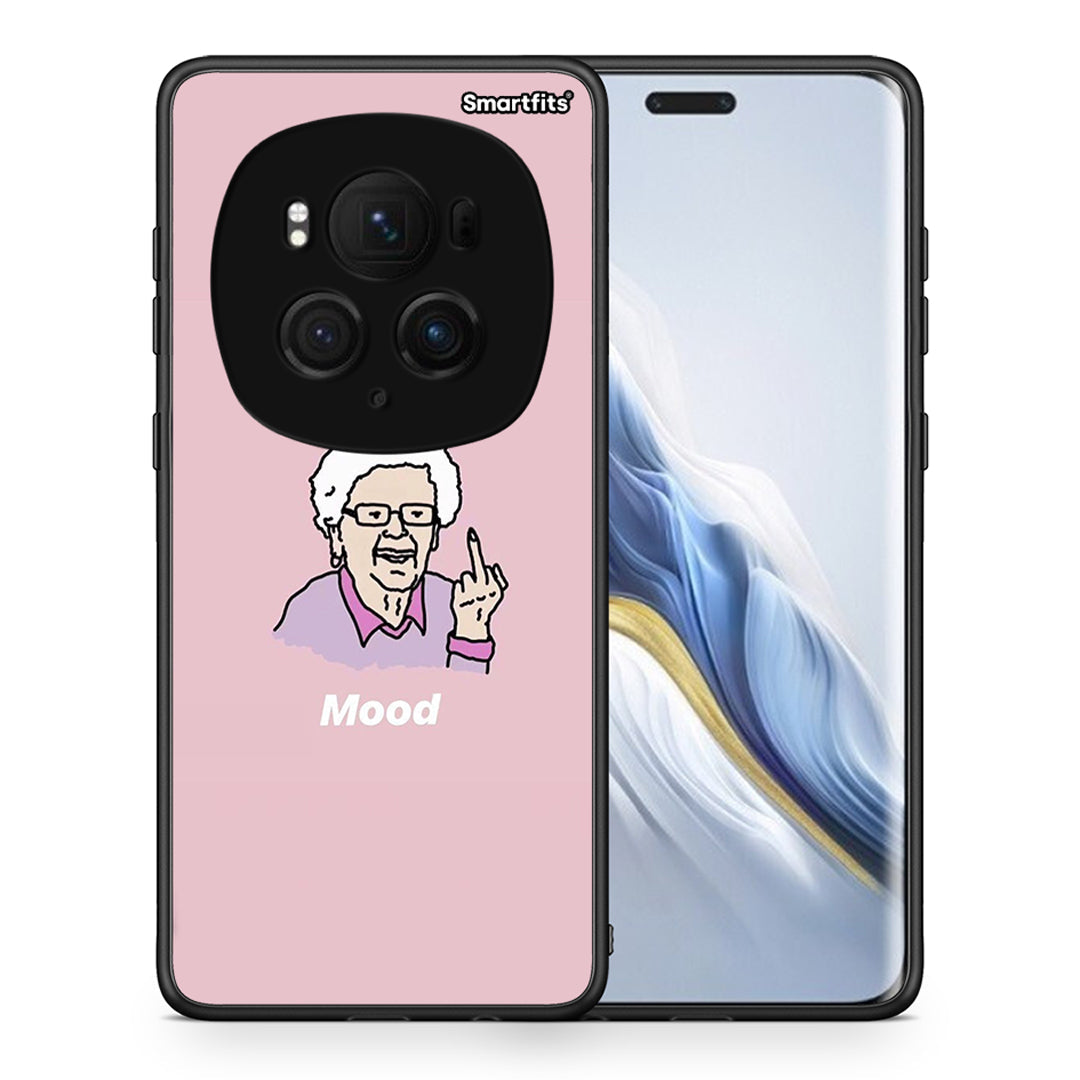 Θήκη Honor Magic6 Pro Mood PopArt από τη Smartfits με σχέδιο στο πίσω μέρος και μαύρο περίβλημα | Honor Magic6 Pro Mood PopArt case with colorful back and black bezels