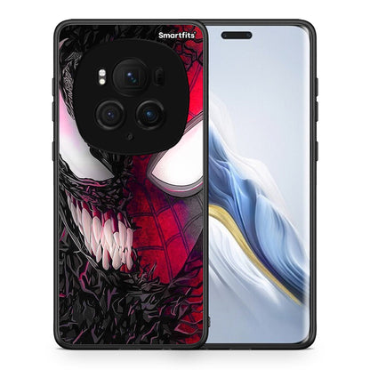 Θήκη Honor Magic6 Pro SpiderVenom PopArt από τη Smartfits με σχέδιο στο πίσω μέρος και μαύρο περίβλημα | Honor Magic6 Pro SpiderVenom PopArt case with colorful back and black bezels
