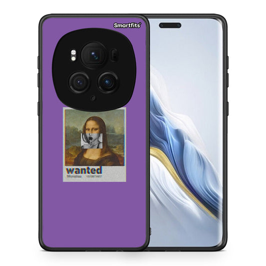 Θήκη Honor Magic6 Pro Monalisa Popart από τη Smartfits με σχέδιο στο πίσω μέρος και μαύρο περίβλημα | Honor Magic6 Pro Monalisa Popart case with colorful back and black bezels