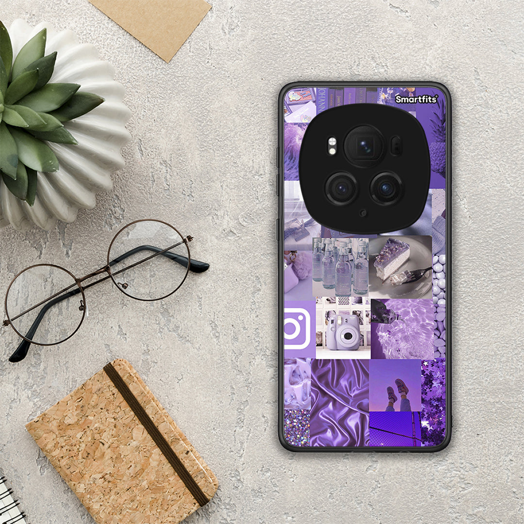 Purple Aesthetic Collage - Honor Magic6 Pro θήκη