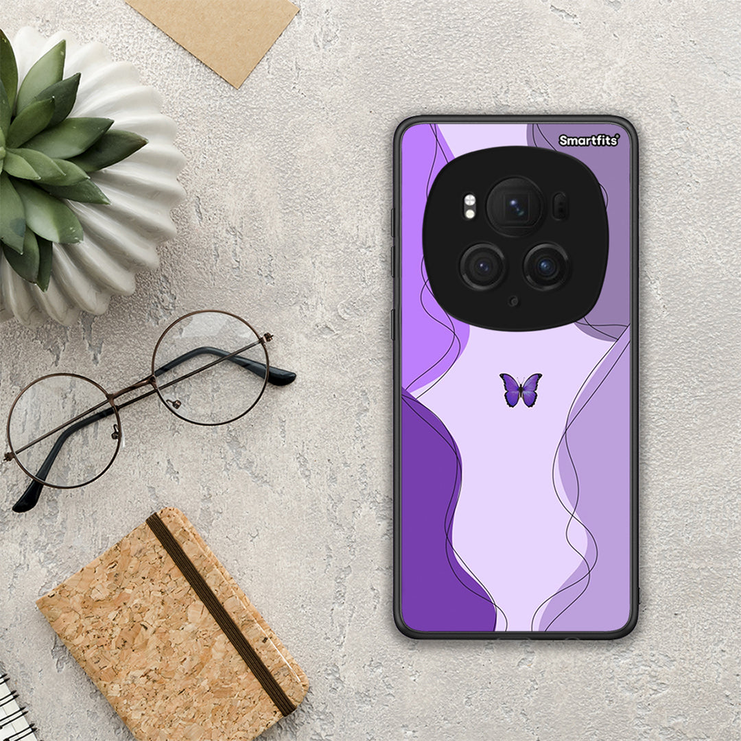 Purple Mariposa - Honor Magic6 Pro θήκη