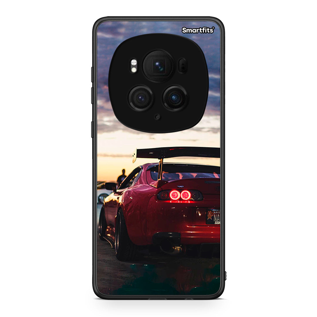 Honor Magic6 Pro Racing Supra θήκη από τη Smartfits με σχέδιο στο πίσω μέρος και μαύρο περίβλημα | Smartphone case with colorful back and black bezels by Smartfits